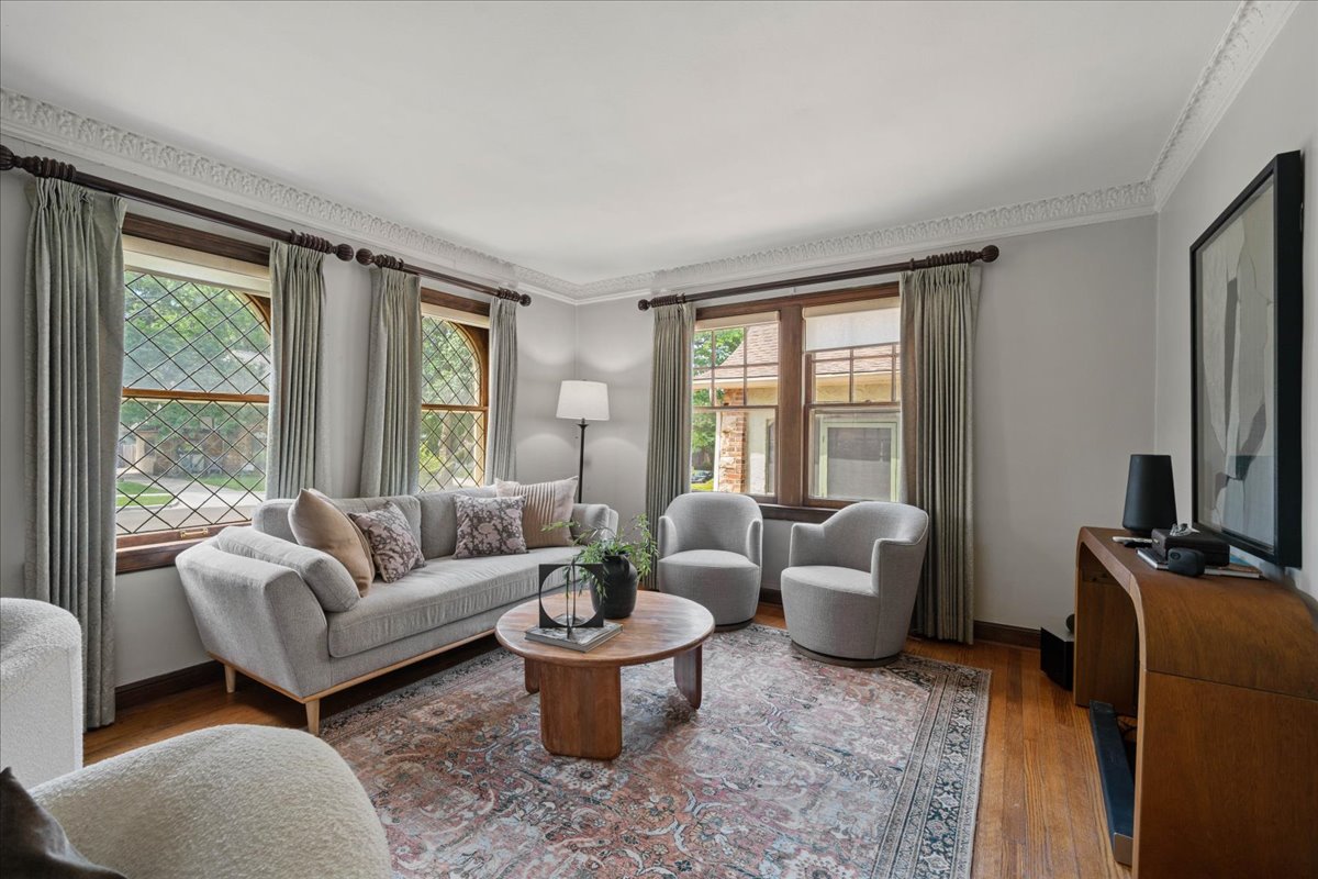 Light-filled living room